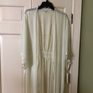 Sheer Pastel Green Robe